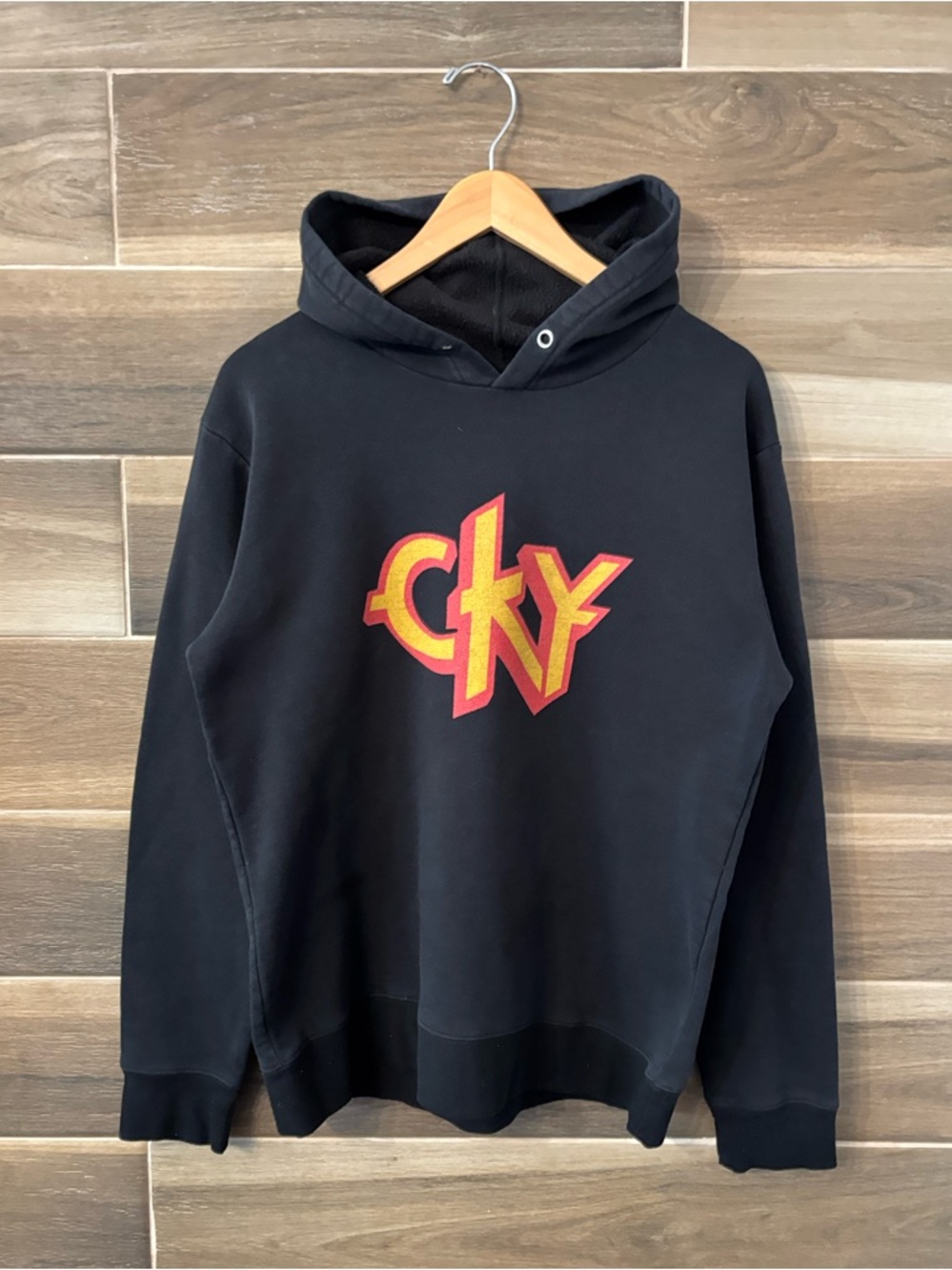 Vintage 2000’s CKY Black Hoodie Size Medium BAM Skateboarding Metal Jackass Y2K